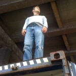 sur un coin
